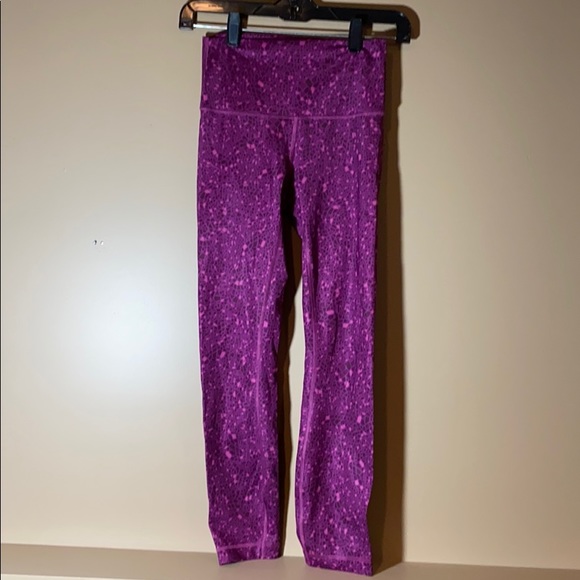 lululemon athletica Pants - Lululemon leggings, size 4, tights purple, majenta